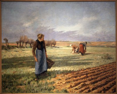 Paardenbloemen plukken door Eugene Damas