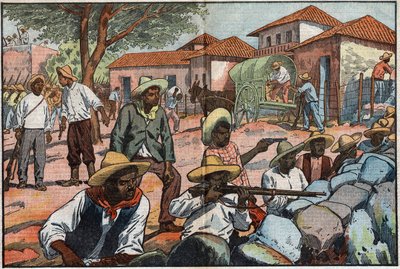 Anti-Amerikaanse opstand in Nicaragua door Eugene Damblans