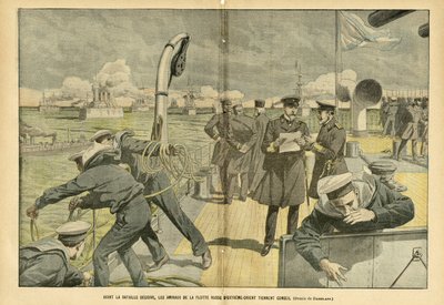 Illustratie van Eugene Damblans (1865-1945) in Le Pelerin door Eugene Damblans
