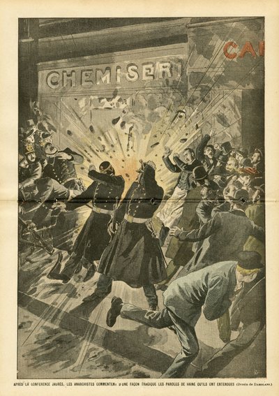 Illustratie van Eugene Damblans (1865-1945) in Le Pelerin door Eugene Damblans
