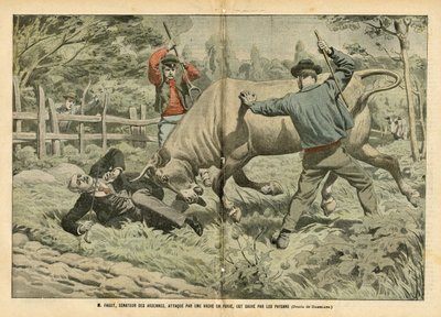 Illustratie van Eugene Damblans (1865-1945) in Le Pelerin door Eugene Damblans