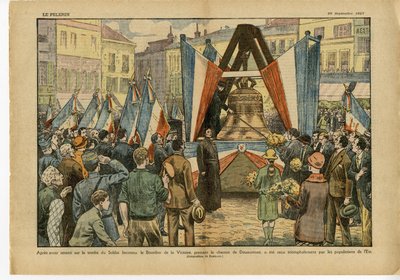 Illustratie van Eugene Damblans (1865-1945) in Le Pelerin door Eugene Damblans
