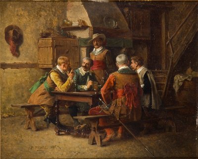 Vrije tijd, 1885 door Eugene Fichel