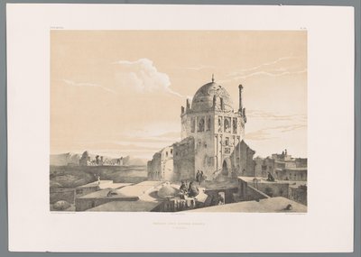 Shah Khoda moskee in Soltaniyeh door Eugene Flandin