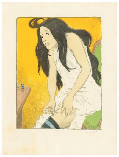 Morphinomane, uit: L’Album d’Estampes Originales de la Galerie Vollard door Eugene Grasset