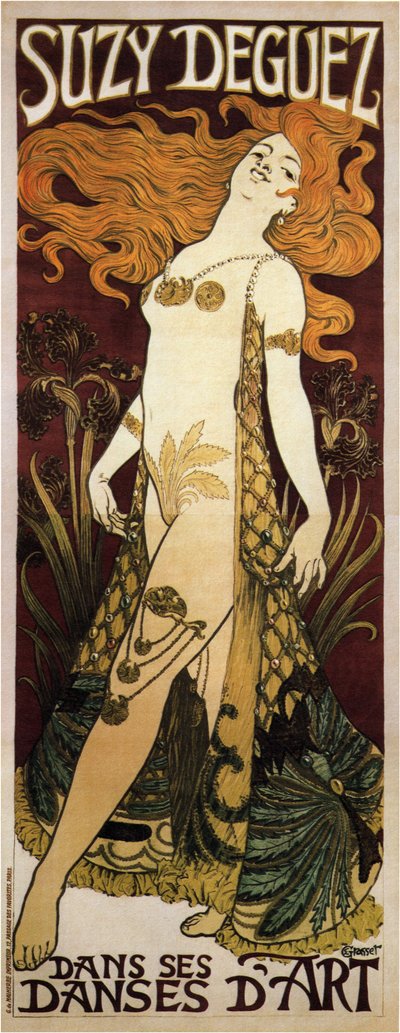 Suzy Deguez door Eugene Grasset
