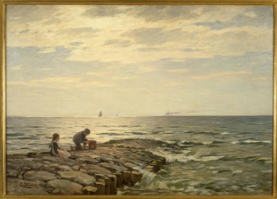 E. Dücker, Bij de pier door Eugene Gustav Dücker