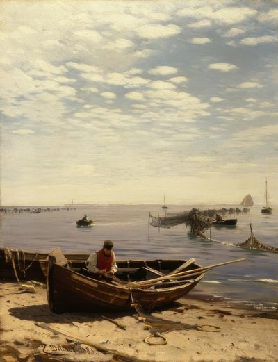 E. Dücker, Oostzeestrand door Eugene Gustav Dücker
