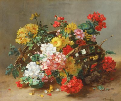 Bloemenstudie door Eugene Henri Cauchois