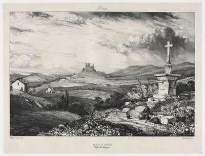 Kasteel van Larderole door Eugene Isabey