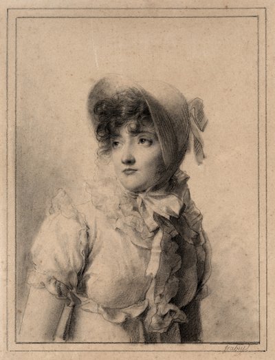 Portret van Comtesse Starjinska door Eugene Isabey