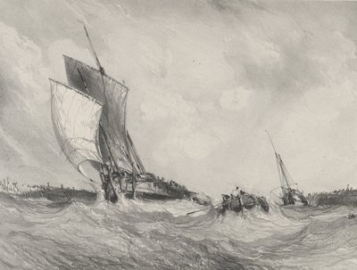 Terugkeer naar de haven door Eugene Isabey