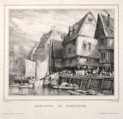 Souvenirs: Souvenir van Bretagne door Eugene Isabey