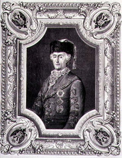 Portret van Catharina II de Grote in reisgewaad, gegraveerd door Stephane Pannemaker door Eugene Joseph (after) Viollat