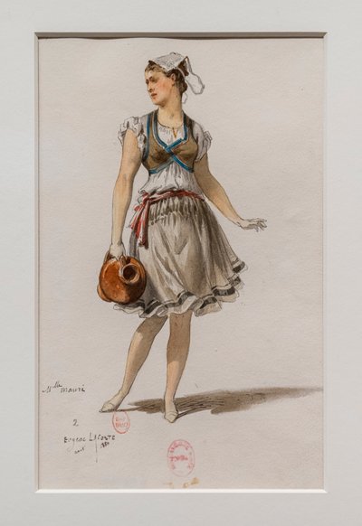 De Korrigane. Ballet van Charles-Marie Widor, kostuumontwerp door Eugene Lacoste