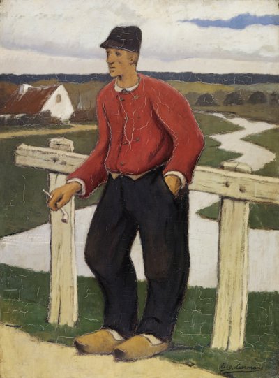 Jonge boer door Eugene Laermans
