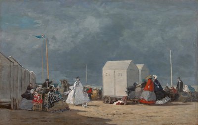 Naderende Storm, 1864 door Eugene Louis Boudin