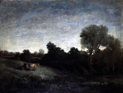Koeien in een Weide door Eugene Louis Boudin