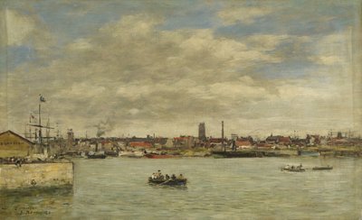 Duinkerken, 1889 door Eugene Louis Boudin