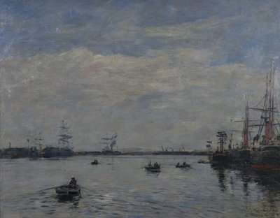 Le Havre, 1888 door Eugene Louis Boudin