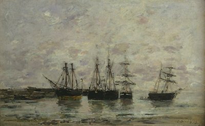 Portrieux door Eugene Louis Boudin