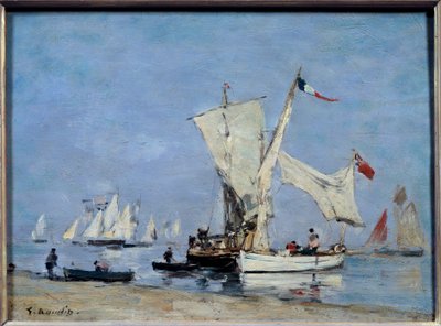 Zeilboten door Eugene Louis Boudin