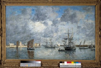 De Haven van Carnaret door Eugene Louis Boudin