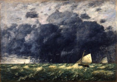 Een graan, 1886 door Eugene Louis Boudin