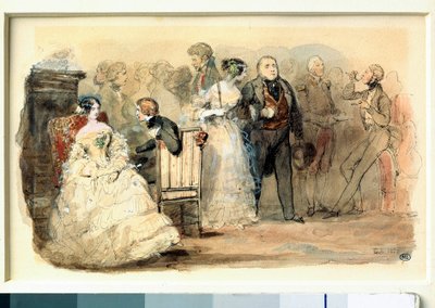Een receptie onder Louis Philippe door Eugene Louis Lami