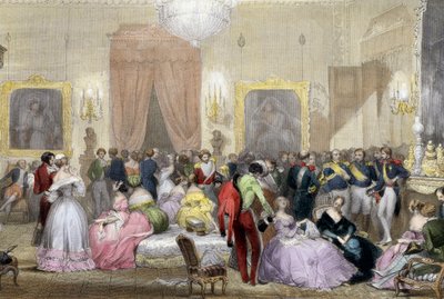 Avond in huis van de Hertogen van Orleans door Eugene Louis Lami