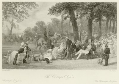 De Champs Elysees door Eugene Louis Lami