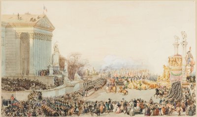 De Overbrenging van de As van Napoleon: 15 december 1840 door Eugene Louis Lami