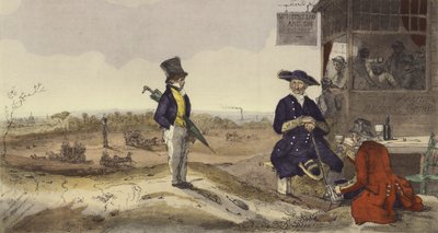 Nadering van Londen door Eugene Louis after Lami