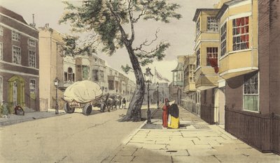 Een kleine provinciestad door Eugene Louis after Lami