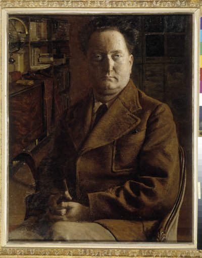 Portret van de schrijver Jean Giono (1895-1970) door Eugene Martel