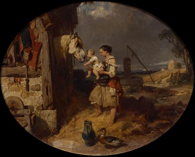 De Boerderijvrienden door Eugene Modeste Edmond Lepoittevin