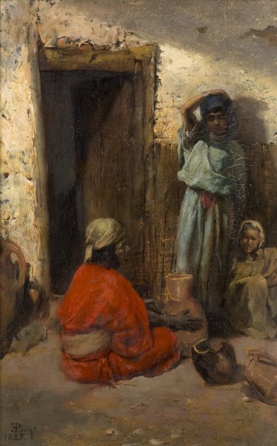 Een Arabische Straat door Eugene Pavy