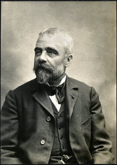 Ernest Lavisse (zwart-wit foto, eind 19e eeuw) door Eugene Pirou
