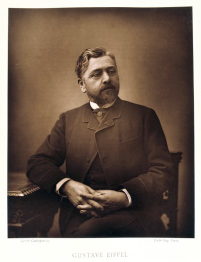 Gustave Eiffel, Franse ingenieur, 1880 door Eugene Pirou