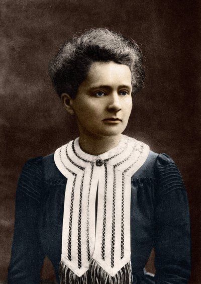 Portret van Marie Curie 1867-1934 door Eugene Pirou