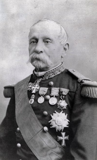 Portret van Victor-Louis-François Février door Eugene Pirou