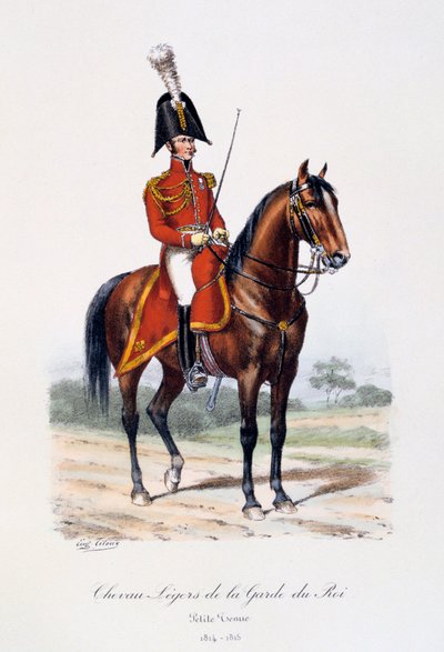 Chevau-Légers de la Garde du Roi, Petite Tenue door Eugene Titeux