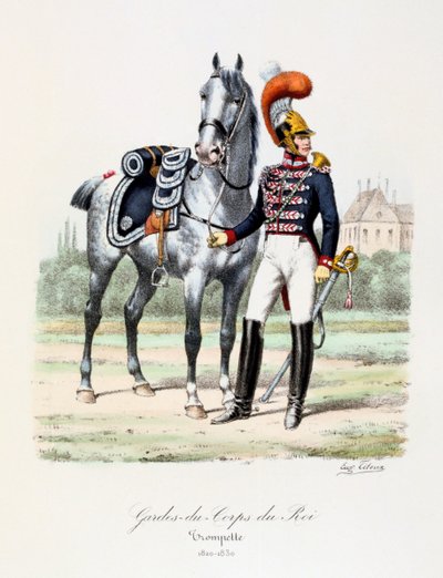 Gardes-du-Corps de Roi, Trompetter door Eugene Titeux