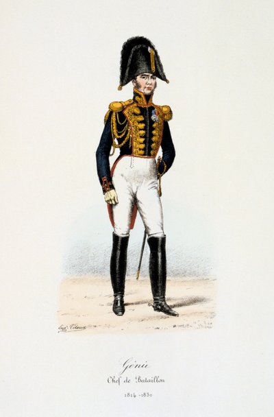 Génie, Chef de Bataillon, 1814-30 door Eugene Titeux