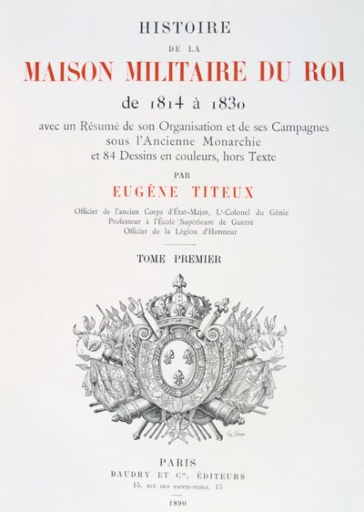 Titelpagina door Eugene Titeux