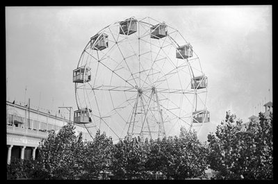 Reuzenrad, Coney Island, 1910 door Eugene Wemlinger