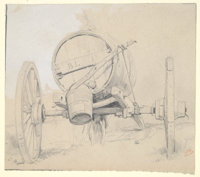 Waterwagen door Eugene le Poittevin