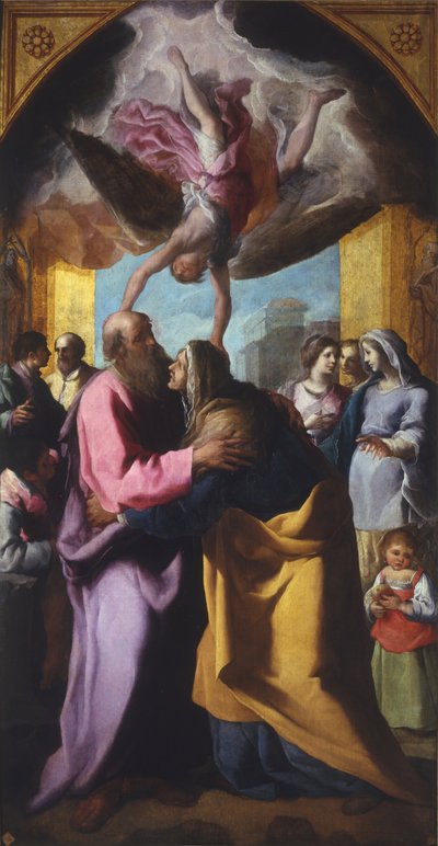De Omhelzing bij de Gouden Poort door Eugenio Caxes