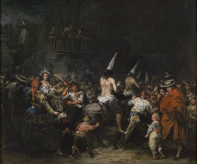 Veroordeeld door de inquisitie, tweede helft van de 19e eeuw door Eugenio Lucas Velázquez