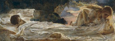 Christus en Maria Magdalena door Eugenio Prati